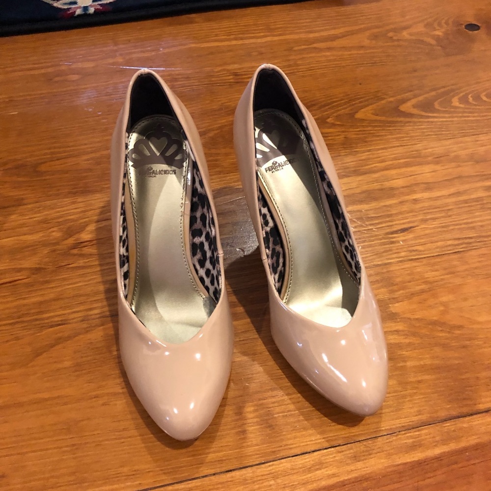 Nude Fergalicious heels